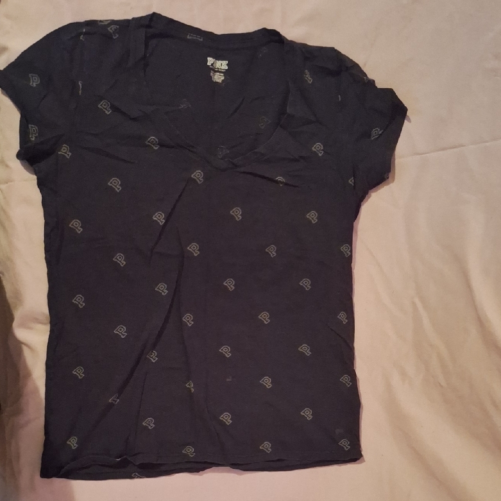 Women's Black V-Neck Top